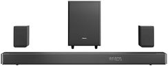 Hisense AX5125H 5.1.2 Soundbar mit kabellosem Subwoofer und Rücklautsprechern, 500W, Dolby Digital Plus, Dolby Atmos, Bluetooth, HDMI eARC/Optical/AUX/USB, Schwarz (2024)