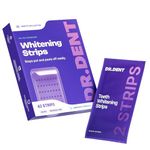 DRDENT Purple Teeth Whitening Strips 21 Treatments - Enamel Safe Whitening - Non Sensitive Formula - Gentle Whitening Care - Pack of 42 Strips
