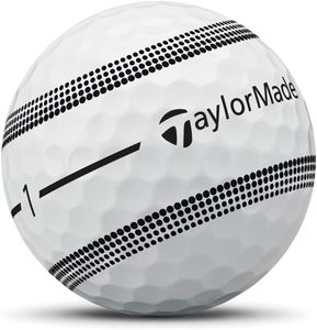 TaylorMade TP5 Stripe Golf Balls – High Visibility, 12-Pack