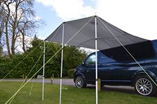 Wild Earth DELUX Sun Canopy Awning for VW Camper Van Motorhome RV 2.4m x 3m MEDIUM GREY