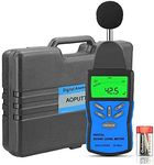 Decibel Meter Digital Sound Level Meter (30-130dB),AP-882A Noise Level Meter Tester with LCD Backlight/Max Hold,/Sensitivity Adjustment and dB A/C Switch(Battery Included)