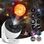 Planetarium Projector for Bedroom, 13 in 1 Star Projector Galaxy Light, Nebula Night Light Milky Way Projector with Timer, Starry Sky Night Light Projector Space Lamp for Adults Kids - White