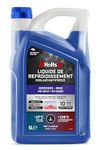 Holts HAFR0008B Antifreeze Coolant for Car Mercedes & BMW, 10-year 300k mile long life, protection to -37°C, Includes Spout, Blue, 5 Litre