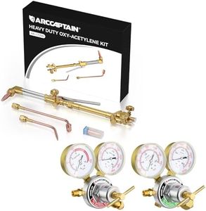 ARCCAPTAIN Oxy Acetylene Cutting Torch with Regulators CGA540 and CGA510