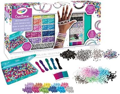 CRAYOLA - Creations, Super Set Lettere e Perline, attività Creativa e Regalo per Bambine, da 8 Anni, 04-2922