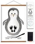 Penguin Baby Footprint Kit Canvas -