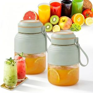 1300ML Portable Wireless Juicer Cup,38 Blade Electric Wireless Juicer,With Double Lid,Personal Blender for Fruit Drinks,Household Large Capacity Blender Cup For Fruits & Vegetables