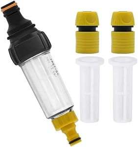 Filter für Gartenpumpe Wasserfilter Wohnmobil Wasserfilter für Gartenschlauch Wasserfilter Hochdruckreiniger für alle 3/4 Zoll Wasser Vorfilter, für Kärcher K2 ~ K7