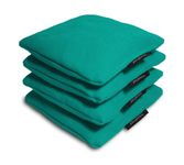 SureFire Traditional Regulation Cornhole Bags (Duck Cloth, Corn-Filled, 16 oz) - Set of 4, Teal
