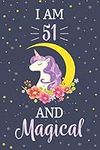 I Am 51 And Magical: Unicorn Journa