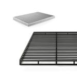 Zinus 4 Inch Low Profile Quick Lock Smart Box Spring / Mattress Foundation / Strong Steel Structure / Easy Assembly, King