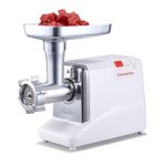 Sunmile SM-G50 ETL Electric Meat Grinder - Max 1.3 HP 1000W Heavy Duty Meat Mincer Sausage Grinder - Metal Gears, Reverse, Circuit Breaker, Stainless Steel Cutting Blade and Plates, 1 Big Sausage Stuffs