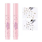 Freckle Pen, Natural Lifelike Freckle Makeup Pen Magic Freckle Color,Waterproof Longlasting Soft Dot Sopt Pen for Natural Effortless Sunkissed Makeup (Light Brown+Dark Brown)