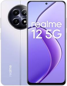 realme 12 5G Smartphone 8 + 256 GB, 108MP 3X Zoom Portrait Camera, 6-Level Dynamic Refresh Rate, 45 W Supervooc Charge 5000 mAh Massive Battery, Twilight Purple (no Adapter)