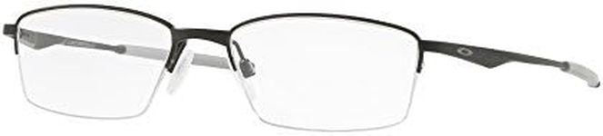 Oakley Men's Ox5119 Limit Switch 0.5 Rectangular Prescription Eyeglass Frames, Satin Black/Demo Lens, 54 mm