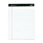 TOPS Docket Writing Tablet, 8-1/2 x 11-3/4 Inches, Perforated, White, Legal/Wide Rule, 50 Sheets per Pad, 12 Pads per Pack (63410)