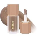 KIMUSE Soft Liquid Contour Stick, Glow Liquid Cream Bronzer, Weightless, Long-Wearing, Smudge Proof, Natural-Looking, Blendable, Bronzer Makeup (Amber)