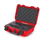 Nanuk 909 Waterproof Professional Glock Pistol/Gun Case, Military Approved with Custom Insert - Red - Made in Canada