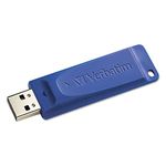 Verbatim 32GB USB 2.0 Flash Drive - Cap-Less & Universally Compatible - Blue