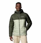 Columbia Mens Powder Lite II Hooded Jacket, Safari, Greensc, M