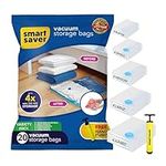 Smart Saver Vacuum Storage Bags, 20