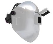 Tefuawe Flip Up Chopped Fiberglass Sugar Scoop Welding Helmet, Medium Cut top and Bottom Sugar Scoop Pipeline Welding Hood