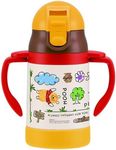 SKATER STWM3 Stainless Steel Bottle with Straw for Kids, 8.5 fl oz (240 ml), Winnie the Pooh, Sketching, Disney