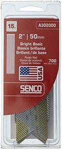 Senco A302000 15-Gauge by 2-Inch Bright Basic Finish Nail