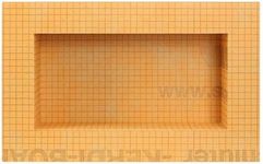 Schluter KERDI-Board-SN: Shower Niche 12"x6"