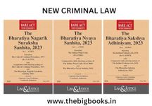 Combo 3 Bareact For New Criminal Law Bharatiya Nagarik Suraksha Sanhita, Bharatiya Sakshya Adhiniyam, Bharatiya Nyaya Sanhita – Edition 2024