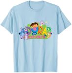 Dora the Explorer Classic Logo with Boots and Swiper T-Shirt