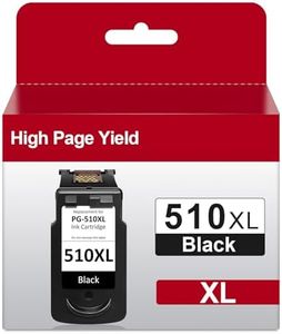 Neiber 510 XL Negro Cartucho de Tinta Remanufacturado para Canon 510 Negro, PG-510XL para Canon Pixma MP230 MP250 MP495 MP280 MX410 MP270 iP2700 MP235 MP499 MP240 Impresora