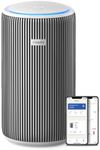 Philips Air Purifier 3200 Series, HEPA NanoProtect + Active Carbon Filter, CADR 520m³/h for 135m² Allergy sufferers, Ultra-quiet, Intelligent and Energy efficient, Silver (AC3220/10)