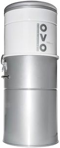 OVO 750 Airwatts Heavy Duty Powerful Central Vacuum System, Hybrid Filtration (with or Without Disposable Bags) 35L or 9.25Gal Bottom Load Dust Bin