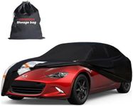 10-Layer Waterproof Coupe Car Cover. See Vehicle Size-Chart for Accurate Fit. Full Outdoor Small Car Covers. Mazda Miata MX5, Honda s2000, Audi TT, BMW Z4, Fiat 124 Spider, etc. C1 (See Size Chart)