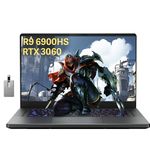 ASUS ROG Zephyrus 15.6" WQHD 165Hz Gaming Laptop, AMD Ryzen 9 6900HS, 40GB DDR5 RAM, 2TB PCIe SSD, RGB Backlit Keyboard, NVIDIA GeForce RTX 3060 8G, Win 11 Pro, Gray, 32GB Hotface USB Card