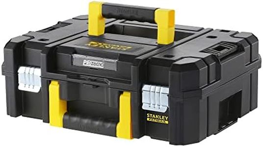 STANLEY FATMAX Maleta multiuso PRO-STACK II, Resistente, Cuerpo de Polipropileno, Cierres Metálicos Anticorrosión, Bandeja de Espuma Modular, Apilable, Volumen 13.5L, FMST1-71966