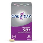 One A Day Multivitamin For Women 50 Plus - Daily Vitamins For Women With Vitamin A, B6, B12, C, D, E, Biotin, Calcium, Magnesium & Zinc, Helps Support Immune Function, Bone Health And More, 90 Tablets