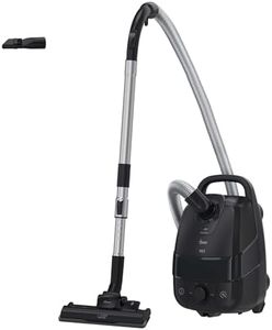 Hoover Silencieux HE2 Home Compact et Puissant HE2Z10A, Aspirateur Traineau avec Sac 850W, Rayon d'action XL 10m, Brosse Tous Sols, Accessoire 2en1, Filtre EPA Lavable, Capacité 3,5L, Vidage Facile