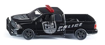 siku 2309, Dodge Ram 1500 Police Pick-Up, 1:50, Metal/Plastic, Removable tyres, Movable parts, Black