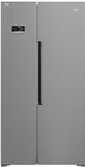 Beko HarvestFresh™ ASL1442VPS Frost Free American Fridge Freezer - Stainless Steel Effect - E Rated