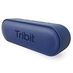 Bluetooth Speakers Tribit XSound Go [Upgraded] 16W Portable Wireless Speaker IPX7 Waterproof Speakers,Type-C,Wireless Stereo Pairing,100ft Bluetooth Range(Blue)