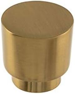 Atlas Homewares 426-WB Tom Tom Collection 1-1/4 in. (32mm) Round Knob, Warm Brass