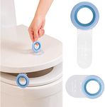 Ritmo (1 Pair) Adhesive Toilet Seat Lifter, Toilet Seat Handle, Toilet Lifting Device, Durable and Comfortable, Bathroom Lifting Dev...