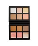 BEAUTY BAY Mini Make Face Multi-Use Complexion Palette (Fair - Medium), Cream and Powder Formula, Eyes Lips Face, Travel-Size, Concealing Correcting Sculpting