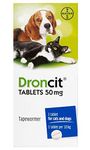 Bayer - Droncit Dog & Cat Tapeworm x 20 Tablets