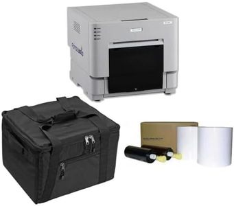 DNP DS-RX1HS 6" Dye Sublimation Printer, 290 4x6 Prints Per Hour - Bundle - with 4x6 Media, 700 Prints Per Roll, 2 Rolls and Protective Carrying Case