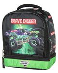 Monster Jam Grave Digger Monster Truck Dual Compartment Lunch Bag Luch Box