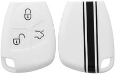 kwmobile Silicone Key Fob Cover Compatible with Mercedes-Benz 2-3 Button Car Key