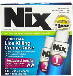 Nix Permethrin Lice Treatment Family Pack, 4 Fl Oz